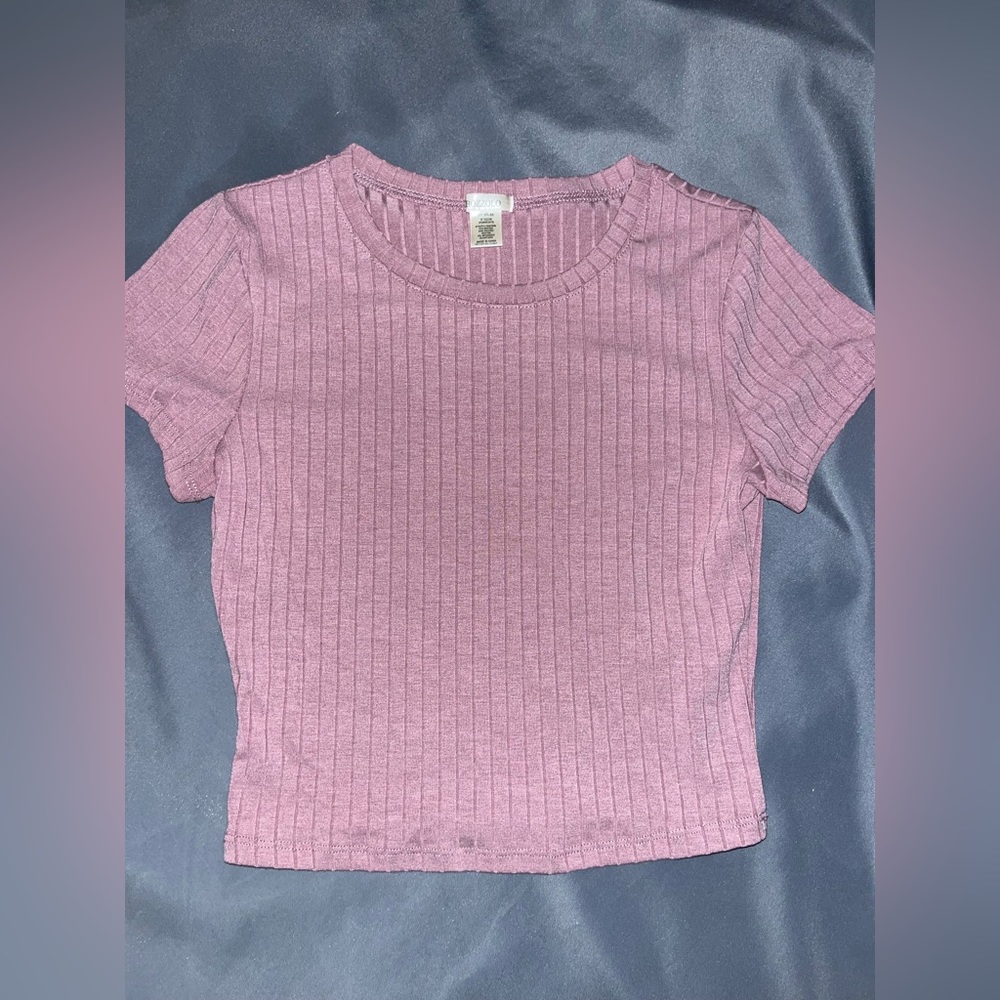 Purple women’s crop top